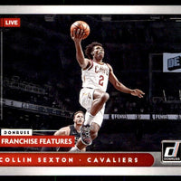 Collin Sexton 2021 2022 Panini Donruss Franchise Features Series Mint Card #7