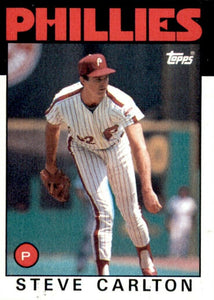 Steve Carlton 1986 Topps Series Mint Card #120