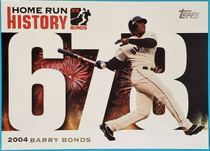 Barry Bonds 2006 Topps Home Run History Series Mint Card #BB-678