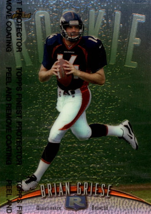 Brian Griese 1998 Topps Finest Series Mint ROOKIE Card  #122