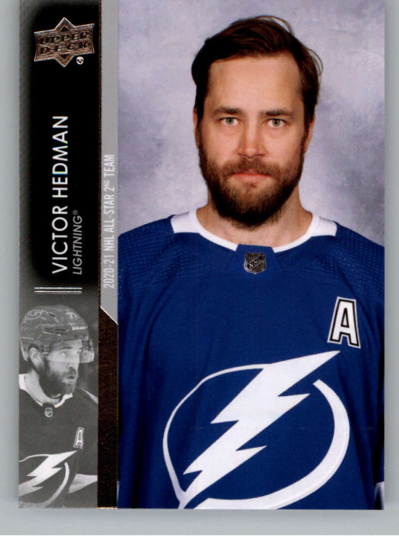 2020-21 Upper Deck SP Game Used Victor Hedman Jersey #86