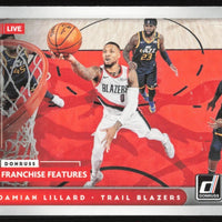 Damian Lillard 2021 2022 Panini Donruss Franchise Features Series Mint Card #14