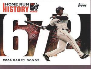 Barry Bonds 2006 Topps Home Run History Series Mint Card #BB-672