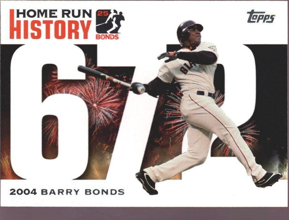Barry Bonds 2006 Topps Home Run History Series Mint Card #BB-672