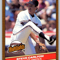 Steve Carlton 1986 Donruss Highlights Series Mint Card #35