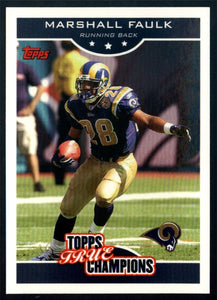 Marshall Faulk 2006 Topps True Champions Series Mint Card #13