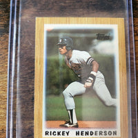 Rickey Henderson 1987 Topps Mini Series Mint Card #64