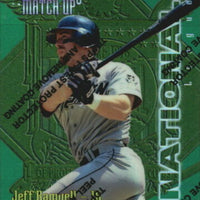 Jeff Bagwell 1997 Topps Inter-League Match-Up REFRACTOR Series Mint Card #ILM9