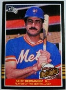 Keith Hernandez 1985 Donruss Highlights Series Card #27