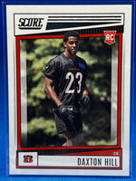 Daxton Hill 2022 Panini Score Series Mint Rookie Card #366
