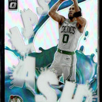 Jayson Tatum 2020 2021 Panini Donruss Optic Splash Series Mint Card #14