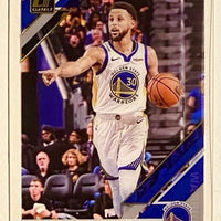 Stephen Curry 2019 2020 Panini Donruss Clearly Gold Series Mint Card #13