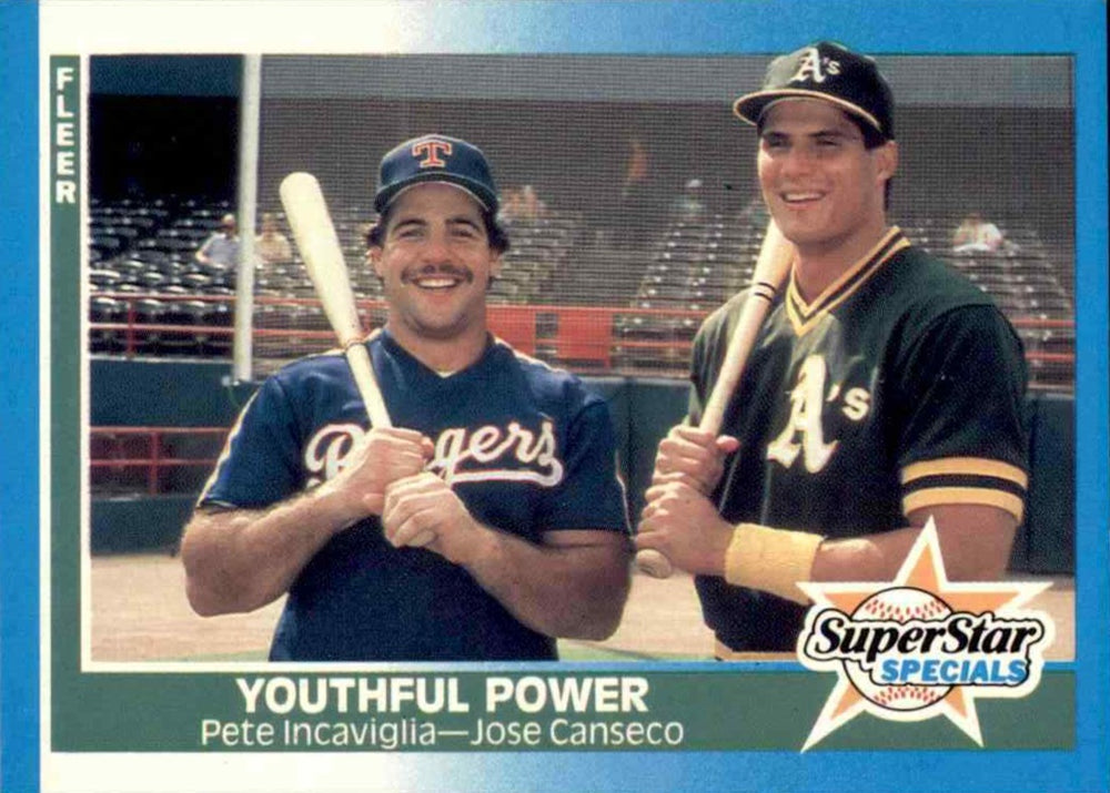 Jose Canseco 1987 Fleer Youthful Power Series Mint Card #625