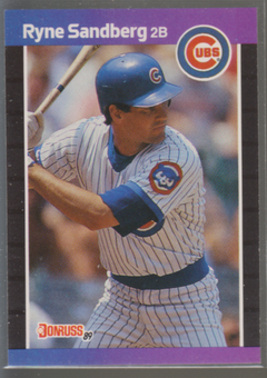 Ryne Sandberg 1989 Donruss Series Mint Card #105