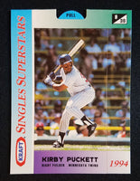 Kirby Puckett 1994 Kraft Singles Superstars Pop-Up Mint Card #9

