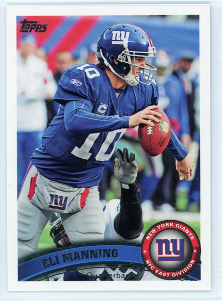 : 2015 Topps # 155 A Eli Manning New York Giants-FB