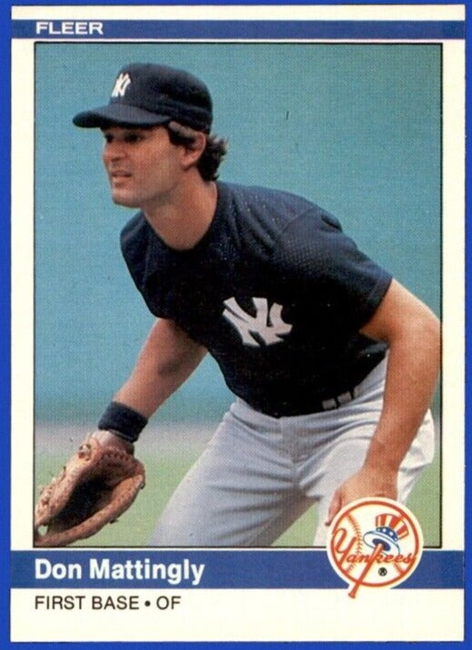 Don Mattingly 1984 Fleer Series Mint Rookie Card #131 | The Strictly Mint Card Co. Inc. Don mattingly 1984 fleer series mint rookie card #131 | the strictly mint card co. inc.