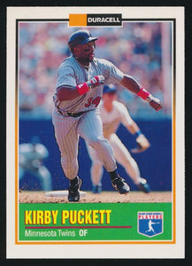 Kirby Puckett 1993 Duracell Power Players Series Mint Card #5