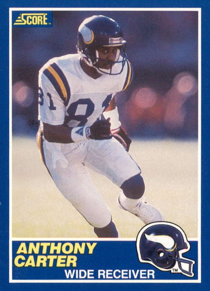 Anthony Carter 1989 Score Series Mint Card #20