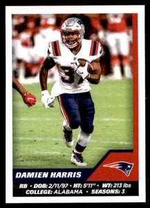 Damien Harris 2021 Panini NFL Sticker #77