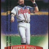 Chipper Jones 1998 Topps Finest Refractor Series Mint Card #242