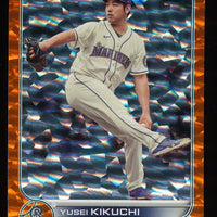 Yusei Kikuchi 2022 Topps Orange Ice Parallel Series Mint Card #531 Only 299 made