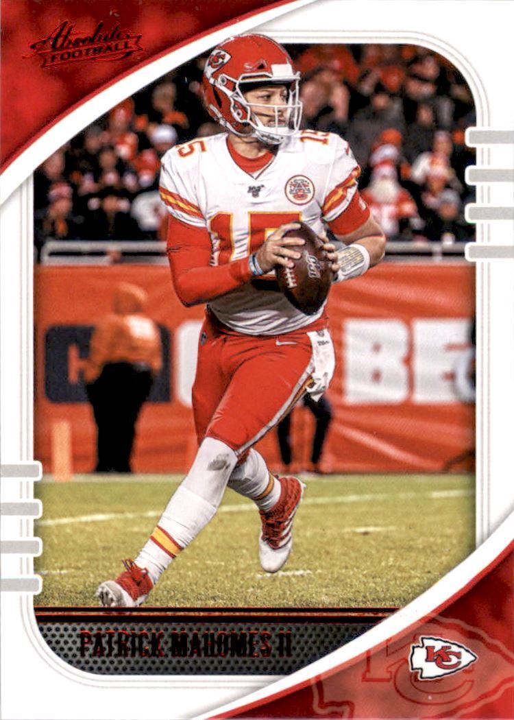 Patrick Mahomes II 2020 Panini Absolute Series Mint Card #99 RED Parallel Version