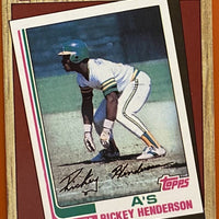 Rickey Henderson 1987 Topps Tiffany Turn Back the Clock Series Mint Glossy Card #311