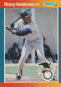 Rickey Henderson 1989 Donruss All Stars Series Mint Card #4