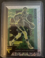 Giannis Antetokounmpo 2020 2021 Panini Flux Silver Laser Series Mint Card #97
