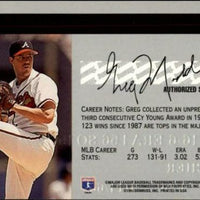 Greg Maddux 1995 Studio Series Mint Card #6