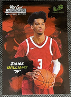 Ziaire Williams 2022 Wild Card Alumination Red Light Show Mint Rookie Card #LS-25
