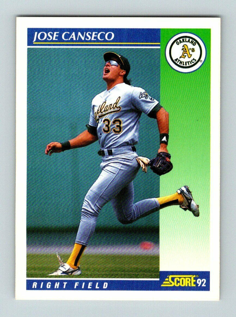 JOSE CANSECO, 1992 BOWMAN CARD, BASEBALL LEGEND ! AWESOME !