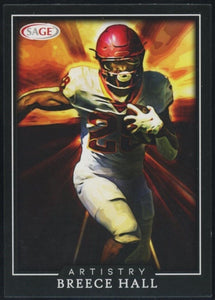 Breece Hall 2022 Sage Artistry Series Mint Rookie Card #ART-BH