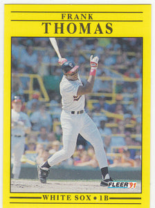 Frank Thomas 1991 Fleer Series Mint Card #138