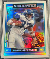 Shaun Alexander 2006 Topps Chrome Refractor Series Mint Card #118
