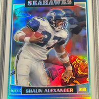 Shaun Alexander 2006 Topps Chrome Refractor Series Mint Card #118