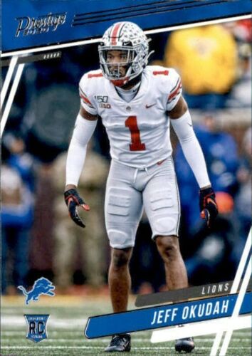 Jeff Okudah 2020 Panini Prestige Series Mint Rookie Card #256