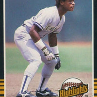 Rickey Henderson 1985 Donruss Highlights Series Mint Card #17