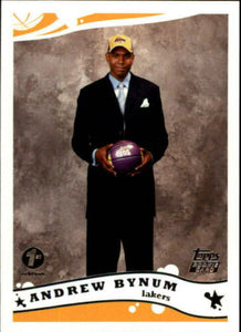 Andrew Bynum 2005 2006 Topps Series Mint Rookie Card #230