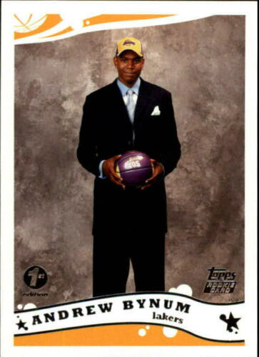 Andrew Bynum 2005 2006 Topps Series Mint Rookie Card #230