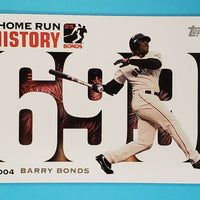 Barry Bonds 2006 Topps Home Run History Series Mint Card #BB-699