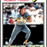Robin Yount 2012 Topps Archives Reprint Series Mint Card #635