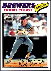 Robin Yount 2012 Topps Archives Reprint Series Mint Card #635