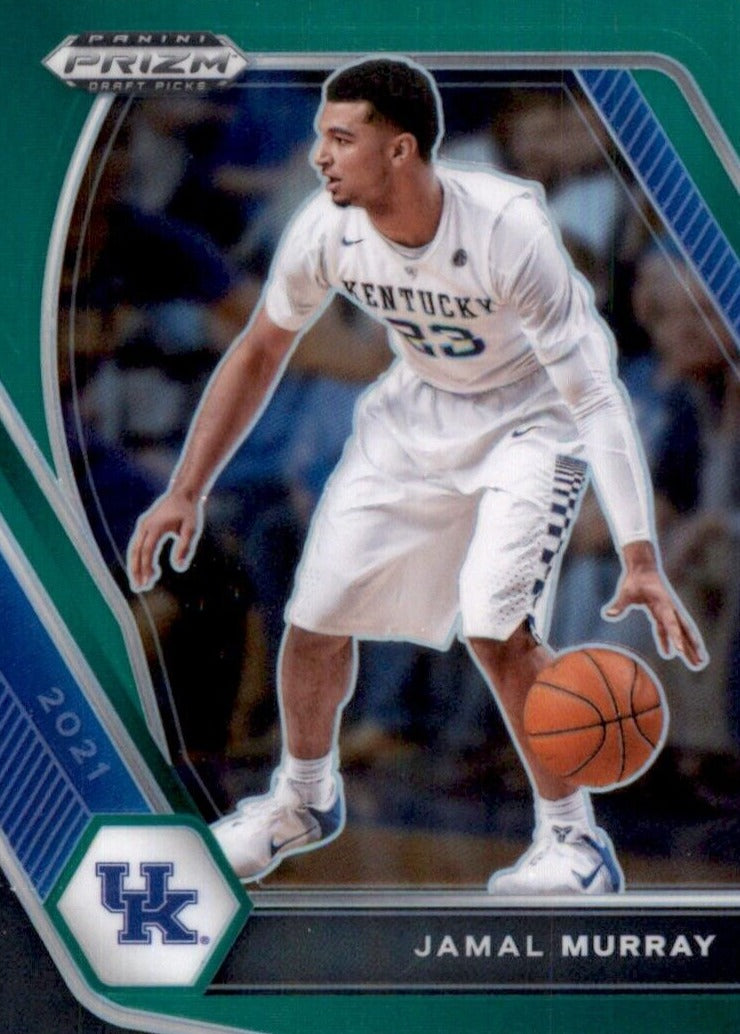 Jamal Murray 2021 2022 Panini Prizm Draft Picks Green Series Mint Card #77