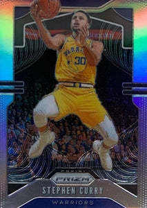 Stephen Curry 2019 2020 Panini Prizm SILVER Basketball Series Mint Card #98