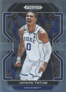 Jayson Tatum 2022 2023 Panini Prizm Draft Picks Series Mint Card #23