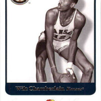 Wilt Chamberlain 2001 Fleer Greats of the Game Series Mint Card  #75