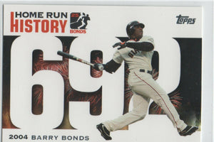 Barry Bonds 2006 Topps Home Run History Series Mint Card #BB-692