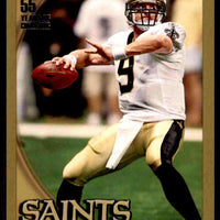 Drew Brees 2010 Topps Gold Series #569/2010 Mint Card #100